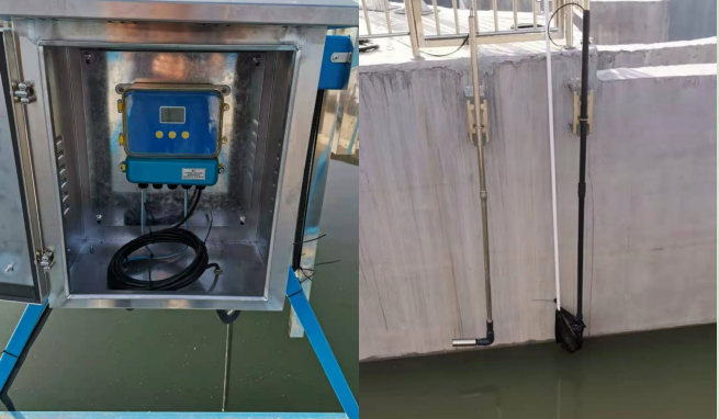 分體式超聲波液位計(jì)及水質(zhì)產(chǎn)品安裝現(xiàn)場 分體式超聲波液位計(jì)及水質(zhì)產(chǎn)品安裝現(xiàn)場